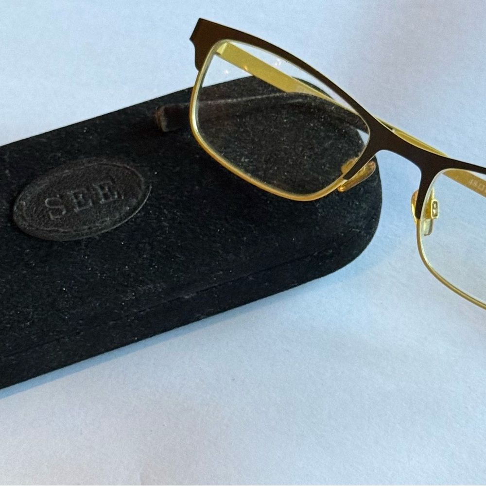 💛See Women’s Rectangular Metal Frame Eyeglasses … - image 7